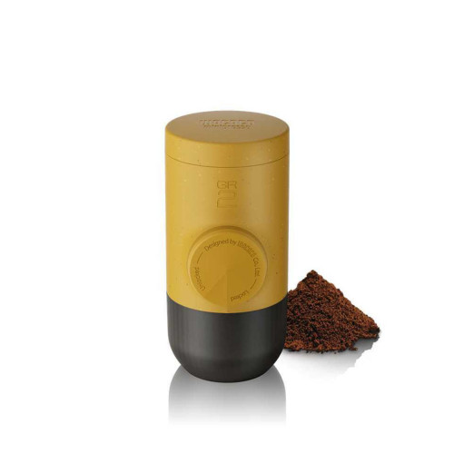 Értékelések Utazási kávéfőző Wacaco MiniPresso GR2 (golden ochre) - őrölt kávé